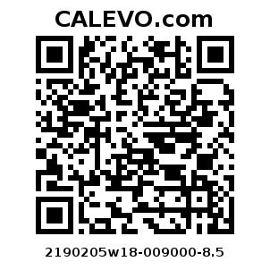 Calevo.com Preisschild 2190205w18-009000-8.5