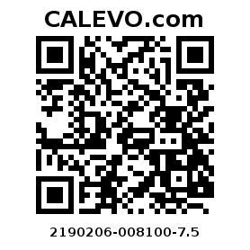 Calevo.com Preisschild 2190206-008100-7.5