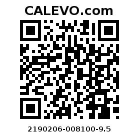 Calevo.com pricetag 2190206-008100-9.5