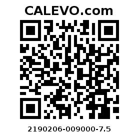 Calevo.com Preisschild 2190206-009000-7.5