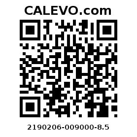 Calevo.com pricetag 2190206-009000-8.5