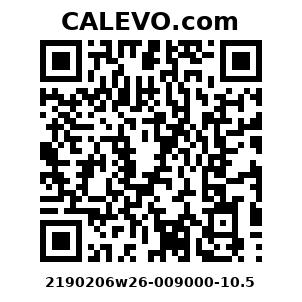Calevo.com Preisschild 2190206w26-009000-10.5