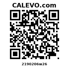 Calevo.com Preisschild 2190206w26