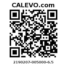 Calevo.com pricetag 2190207-005000-6.5