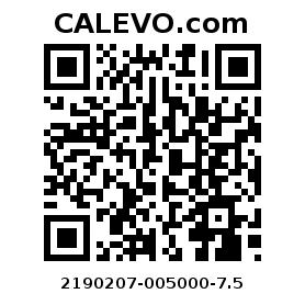 Calevo.com pricetag 2190207-005000-7.5