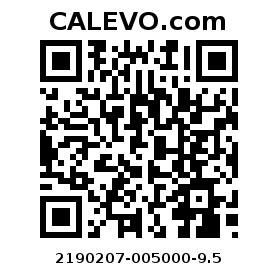Calevo.com pricetag 2190207-005000-9.5