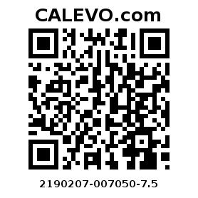 Calevo.com Preisschild 2190207-007050-7.5