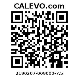 Calevo.com Preisschild 2190207-009000-7.5