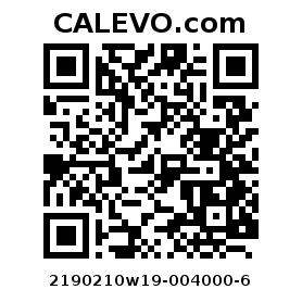 Calevo.com Preisschild 2190210w19-004000-6