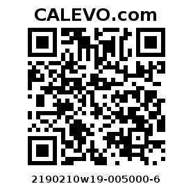 Calevo.com Preisschild 2190210w19-005000-6