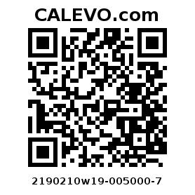 Calevo.com Preisschild 2190210w19-005000-7