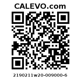 Calevo.com pricetag 2190211w20-009000-6