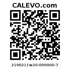 Calevo.com Preisschild 2190211w20-009000-7