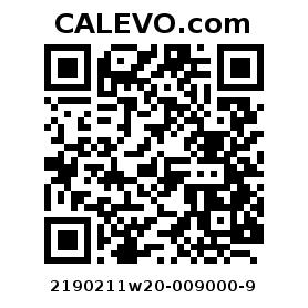 Calevo.com Preisschild 2190211w20-009000-9