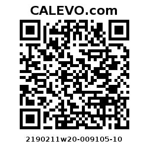 Calevo.com Preisschild 2190211w20-009105-10