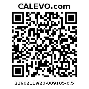 Calevo.com Preisschild 2190211w20-009105-6.5