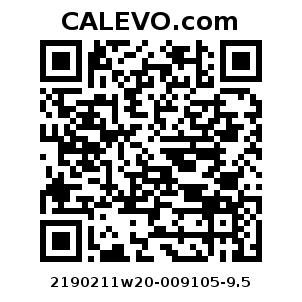 Calevo.com Preisschild 2190211w20-009105-9.5