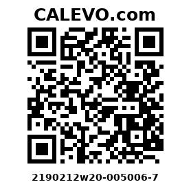 Calevo.com Preisschild 2190212w20-005006-7