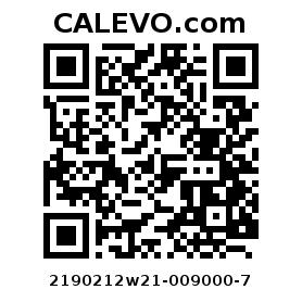 Calevo.com Preisschild 2190212w21-009000-7