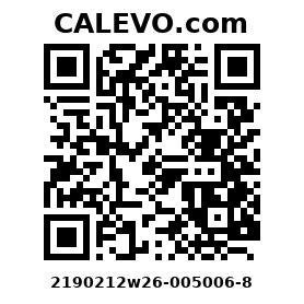 Calevo.com Preisschild 2190212w26-005006-8