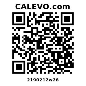 Calevo.com Preisschild 2190212w26