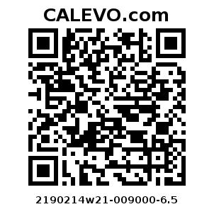 Calevo.com Preisschild 2190214w21-009000-6.5