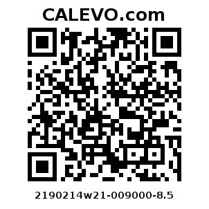 Calevo.com Preisschild 2190214w21-009000-8.5