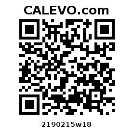 Calevo.com Preisschild 2190215w18
