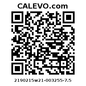 Calevo.com Preisschild 2190215w21-003255-7.5
