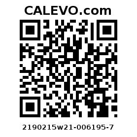 Calevo.com Preisschild 2190215w21-006195-7