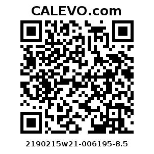 Calevo.com Preisschild 2190215w21-006195-8.5