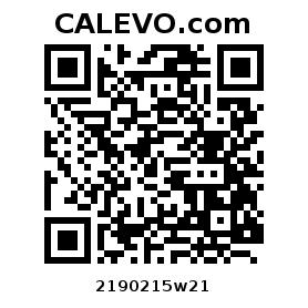 Calevo.com Preisschild 2190215w21