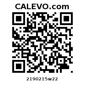 Calevo.com Preisschild 2190215w22