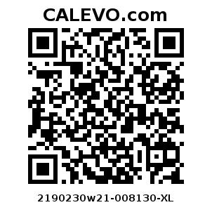 Calevo.com Preisschild 2190230w21-008130-XL