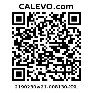 Calevo.com Preisschild 2190230w21-008130-XXL