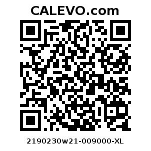 Calevo.com Preisschild 2190230w21-009000-XL