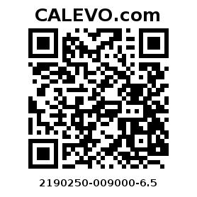 Calevo.com Preisschild 2190250-009000-6.5