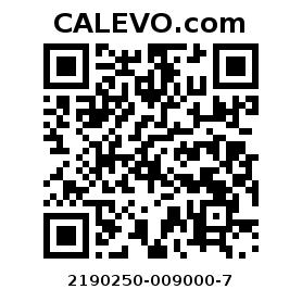 Calevo.com Preisschild 2190250-009000-7
