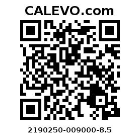 Calevo.com pricetag 2190250-009000-8.5