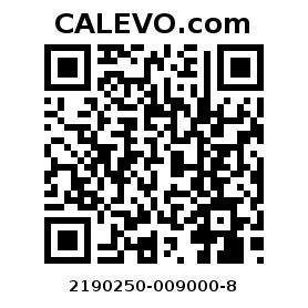 Calevo.com pricetag 2190250-009000-8