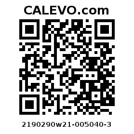 Calevo.com Preisschild 2190290w21-005040-3
