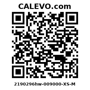 Calevo.com Preisschild 2190296hw-009000-XS-M