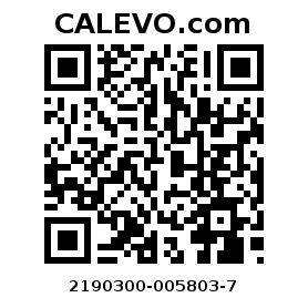 Calevo.com Preisschild 2190300-005803-7