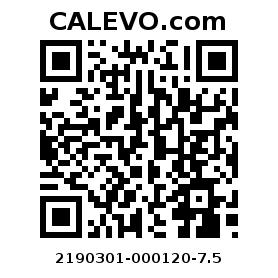Calevo.com Preisschild 2190301-000120-7.5