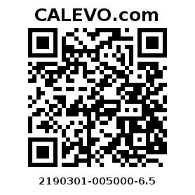 Calevo.com pricetag 2190301-005000-6.5