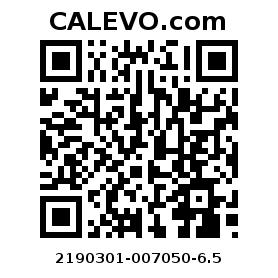 Calevo.com pricetag 2190301-007050-6.5