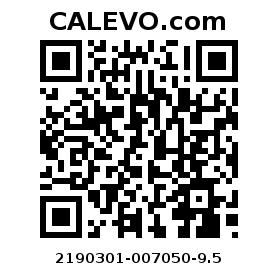 Calevo.com pricetag 2190301-007050-9.5