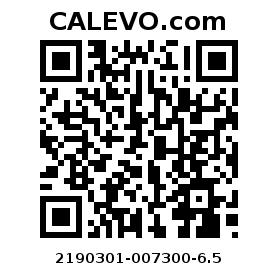 Calevo.com pricetag 2190301-007300-6.5