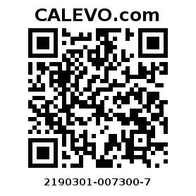 Calevo.com Preisschild 2190301-007300-7