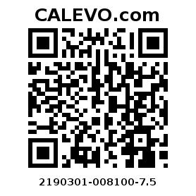 Calevo.com pricetag 2190301-008100-7.5